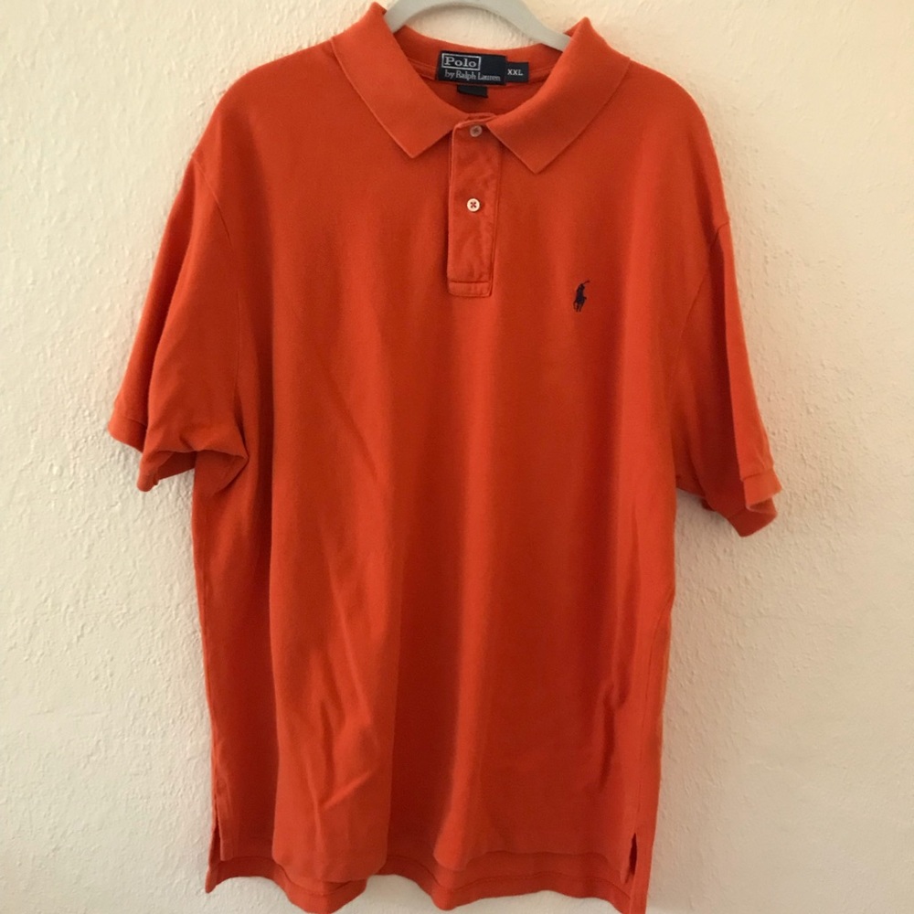 🏇🏼Polo Ralph Lauren Blue Label Orange Polo XXL